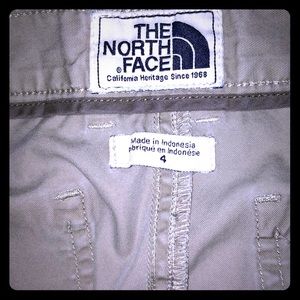Size 4 The North Face bootcut khaki pants!